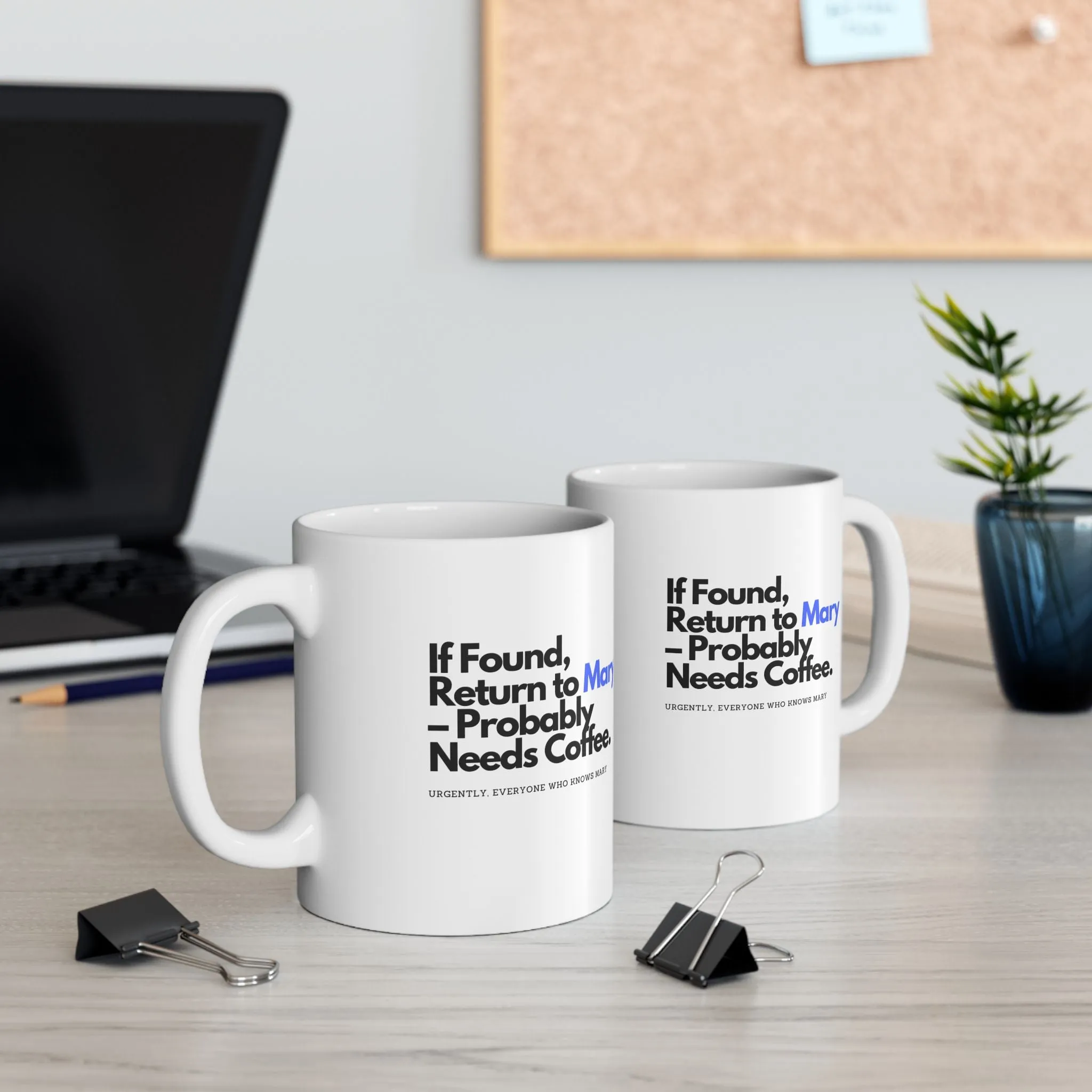 Personalized Ceramic Mug, (11oz, 15oz)