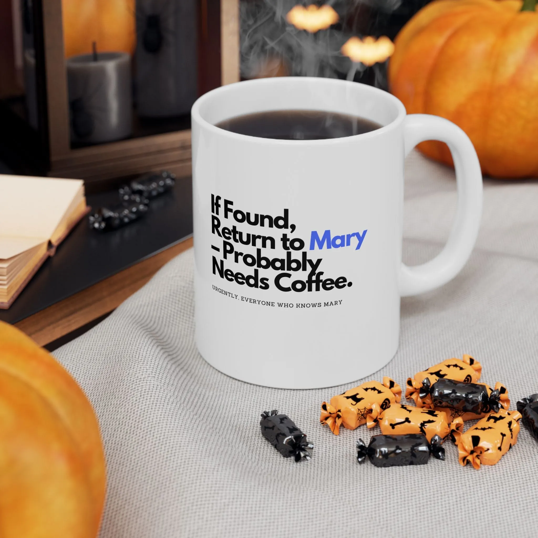 Personalized Ceramic Mug, (11oz, 15oz)