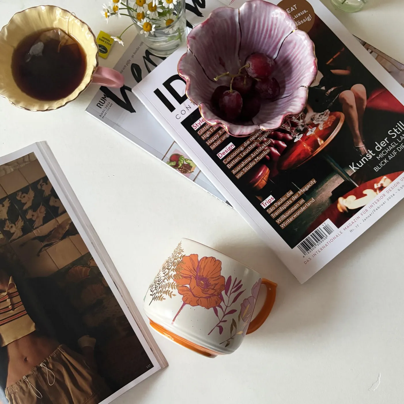 Posy Orange Cup
