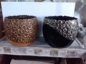 Primula  Round Fiber Planter