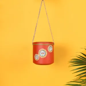 Red Rose Terracotta Planter (5 x 5 in)