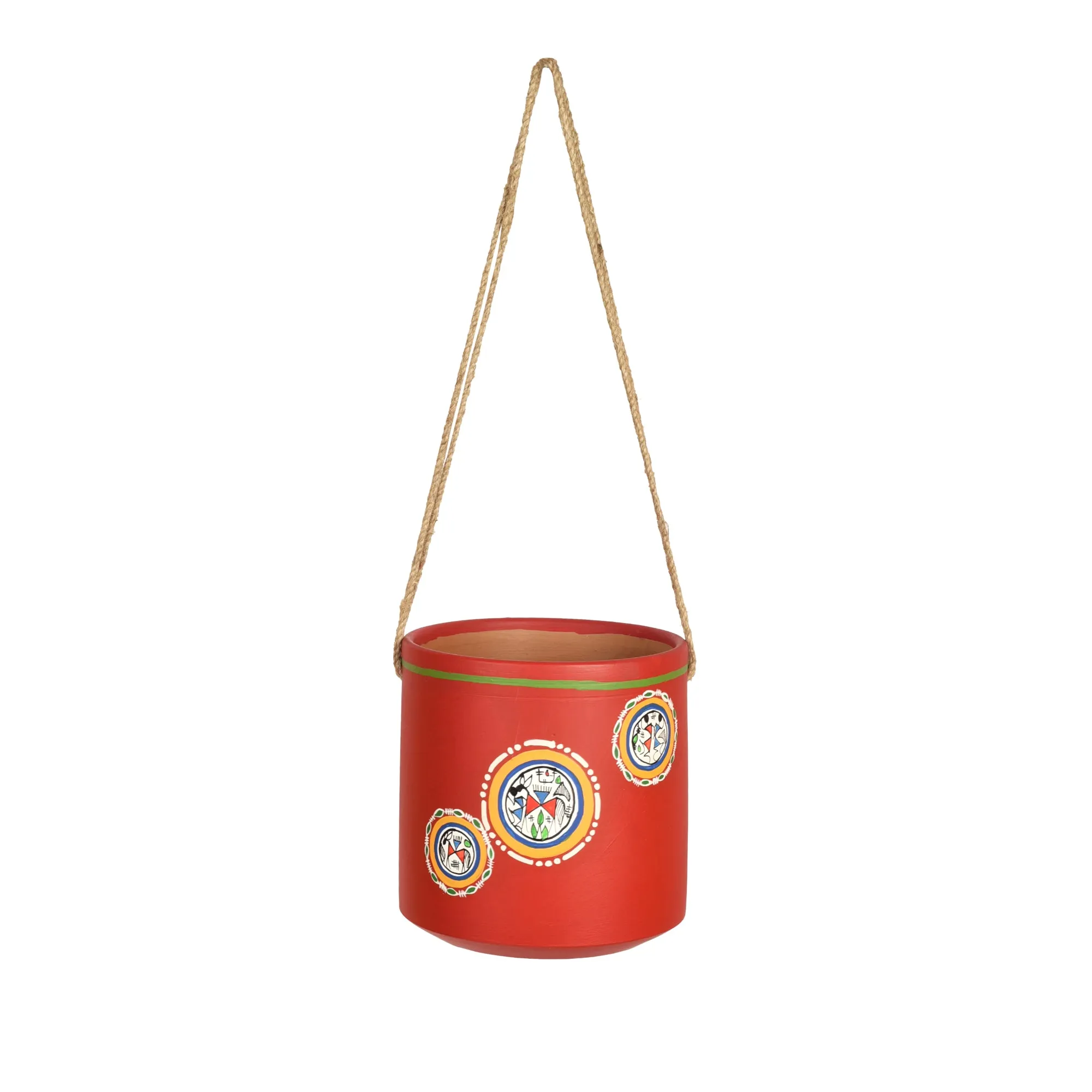 Red Rose Terracotta Planter (5 x 5 in)