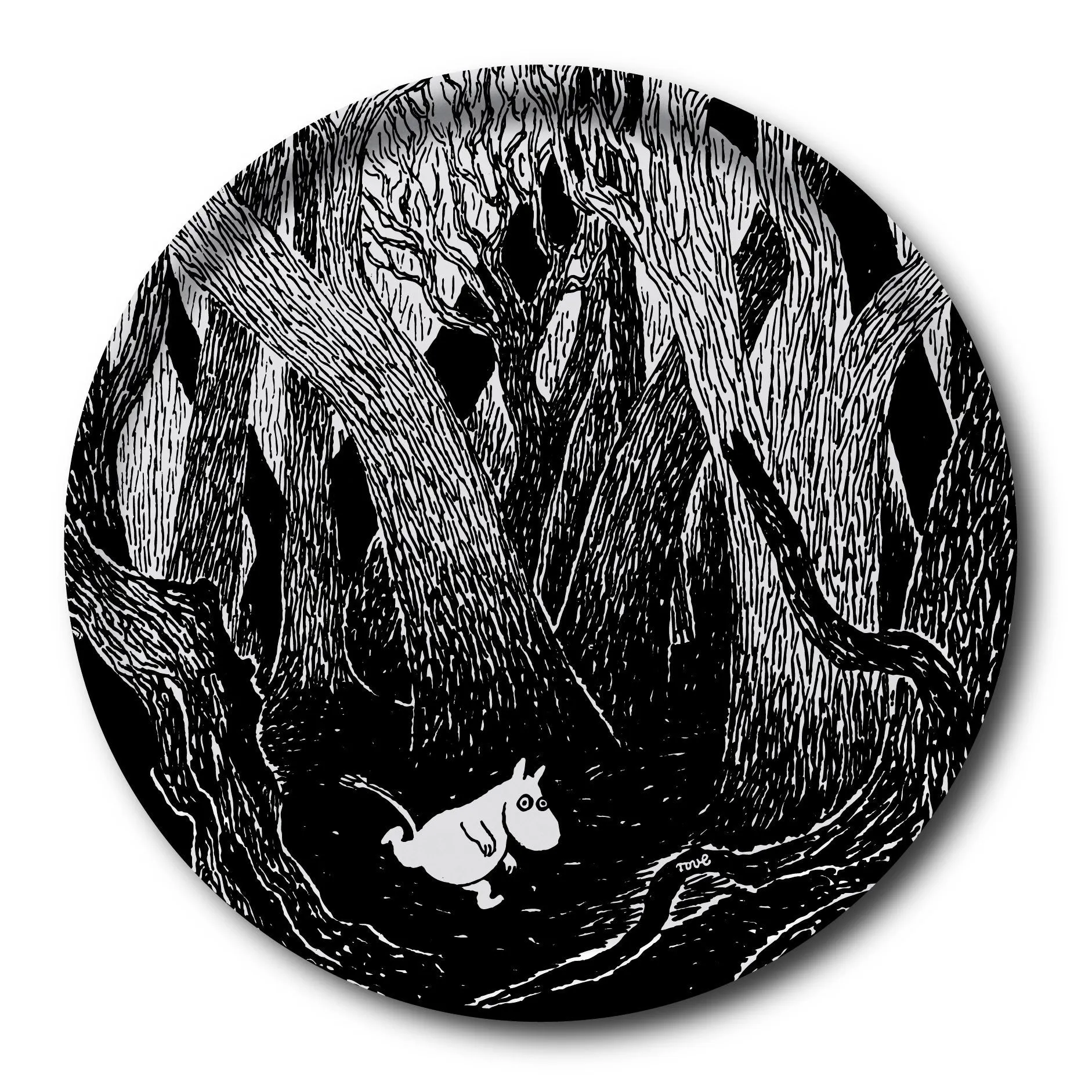Running Moomin tray Ø 31cm