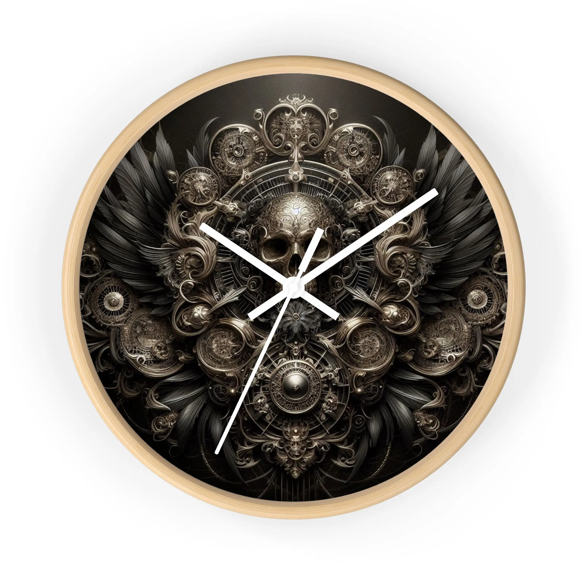 Shadowed Seconds Wall Clock