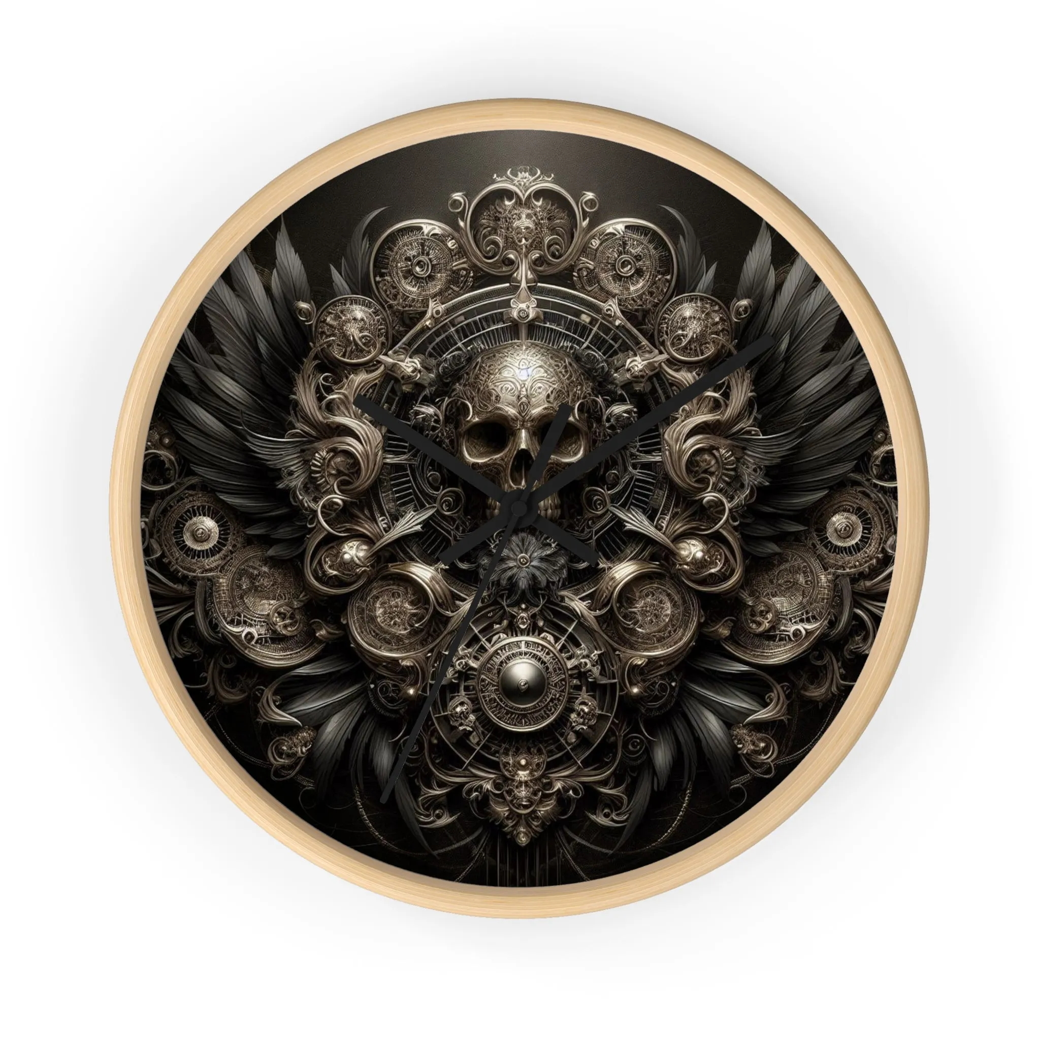 Shadowed Seconds Wall Clock