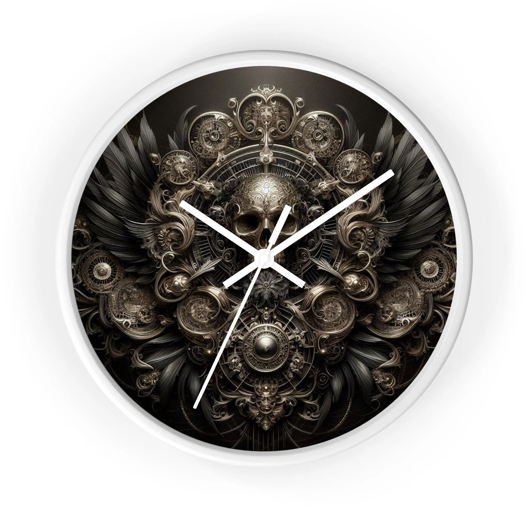 Shadowed Seconds Wall Clock