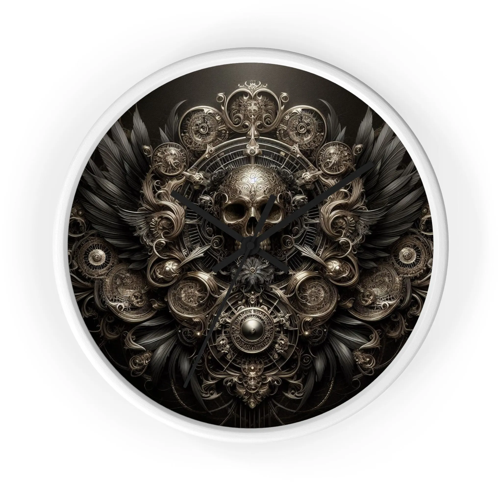 Shadowed Seconds Wall Clock