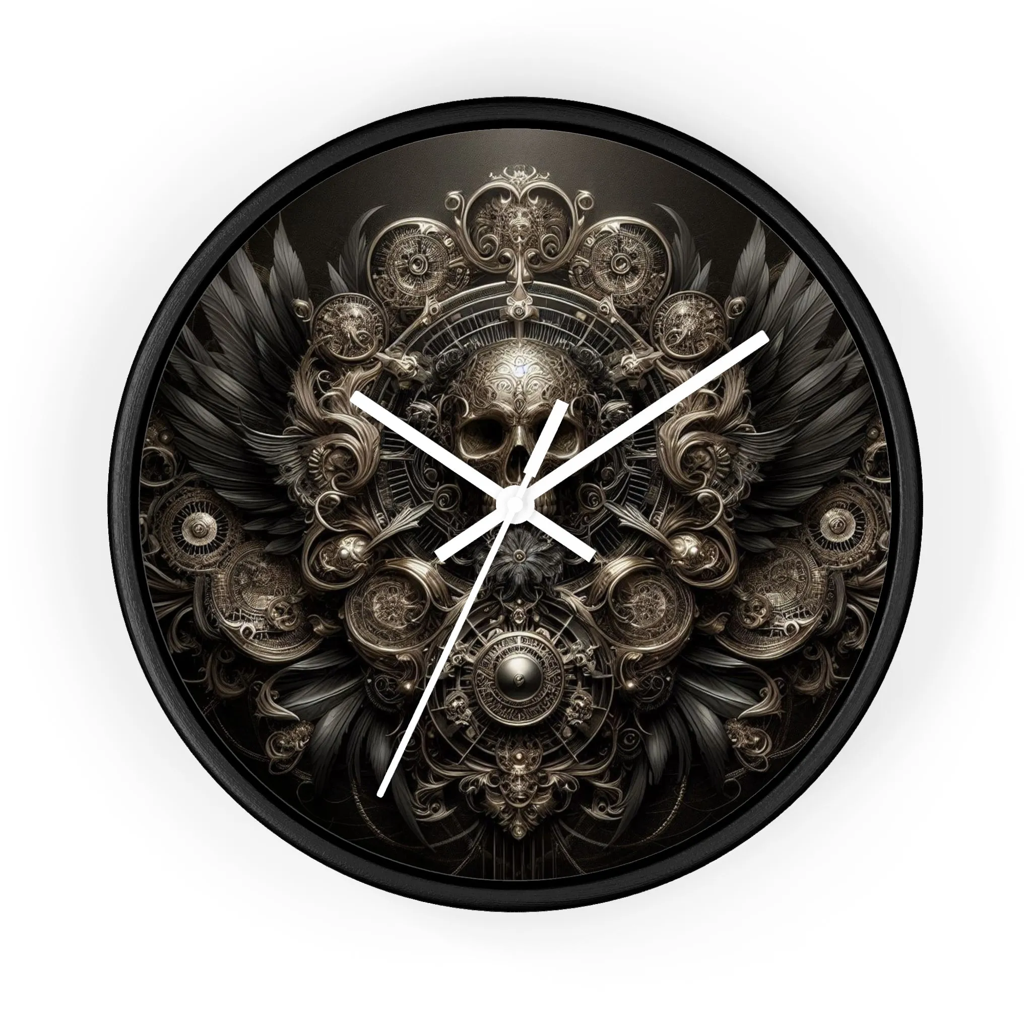 Shadowed Seconds Wall Clock