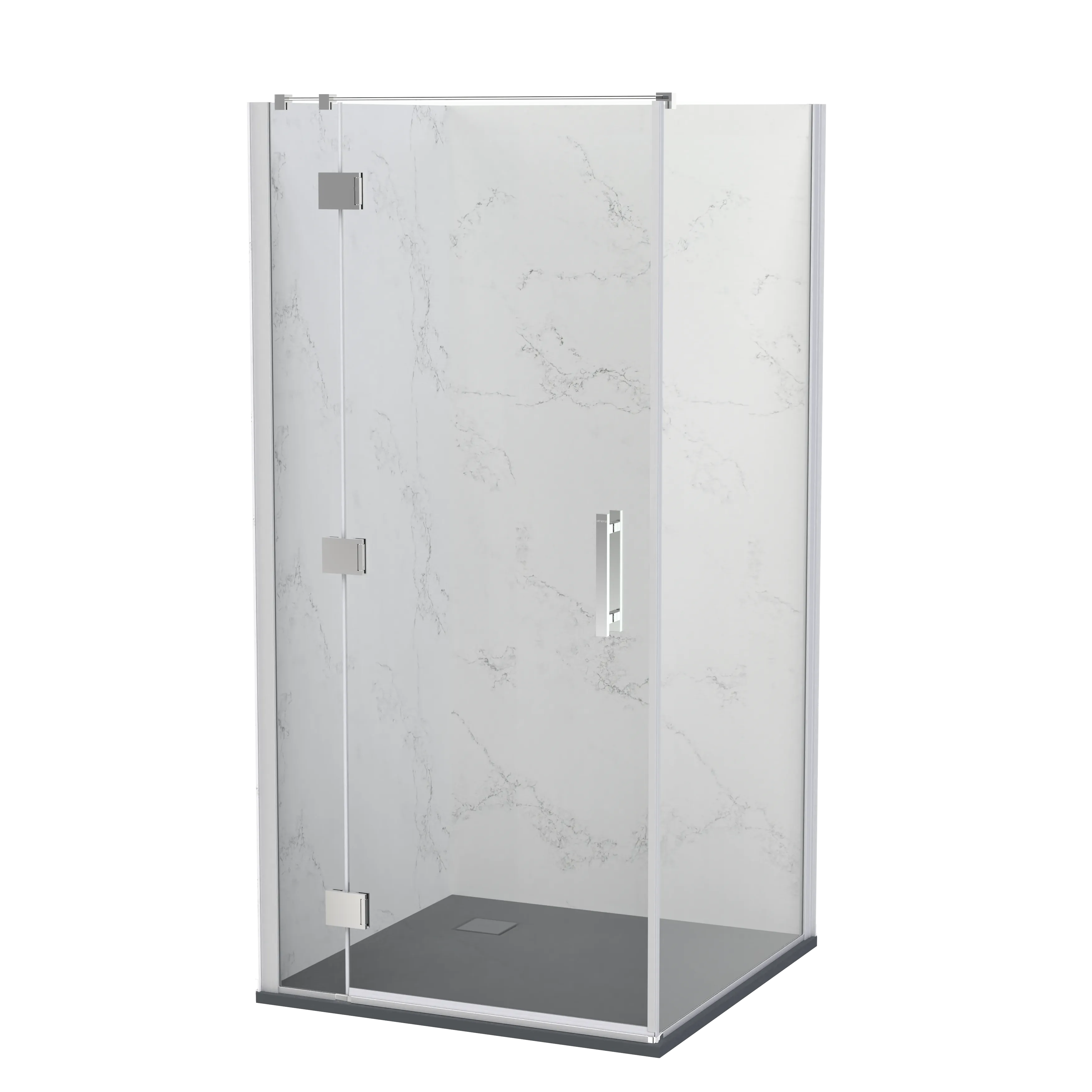 SlateForma Cardo 1000x1000 Two Wall Shower