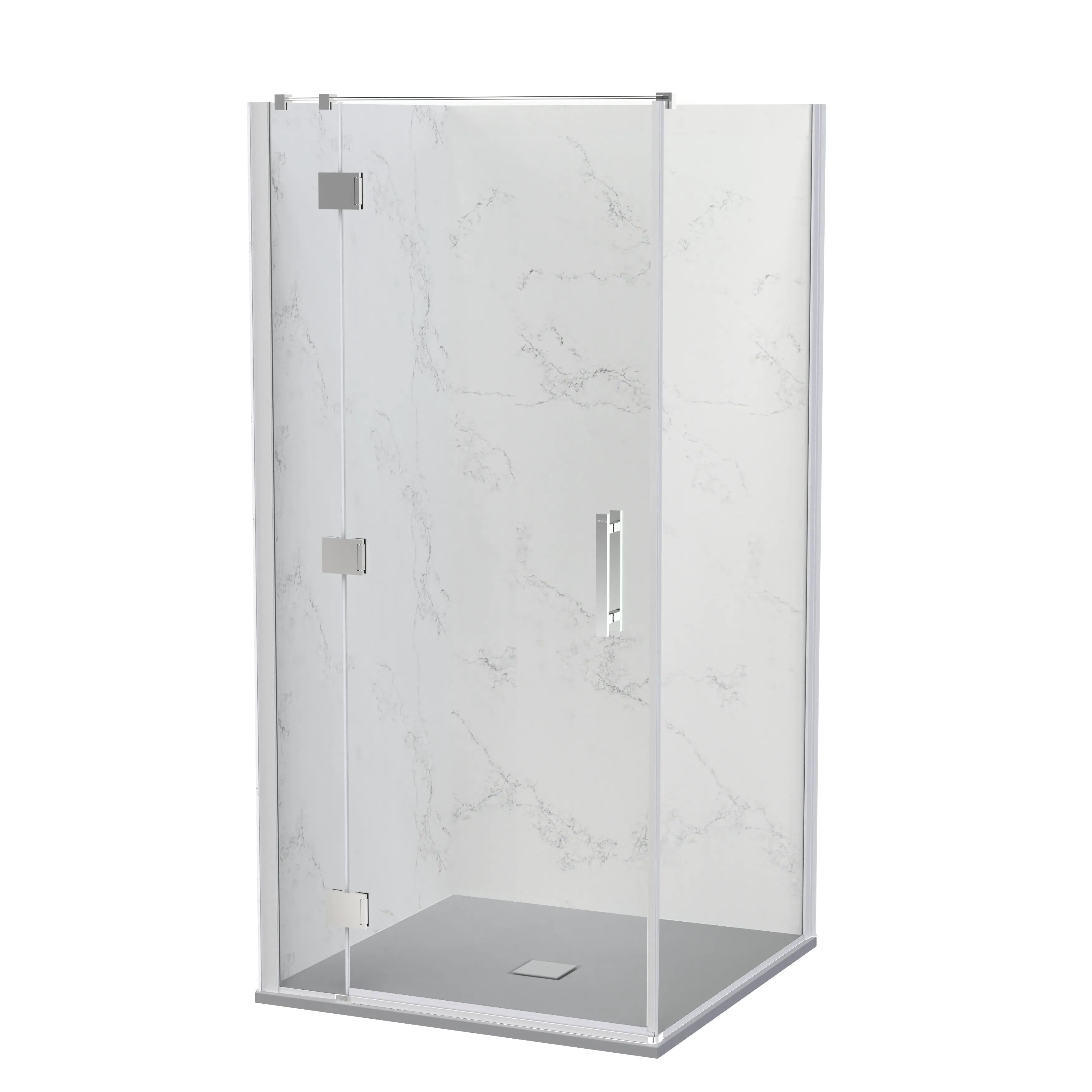 SlateForma Cardo 1000x1000 Two Wall Shower