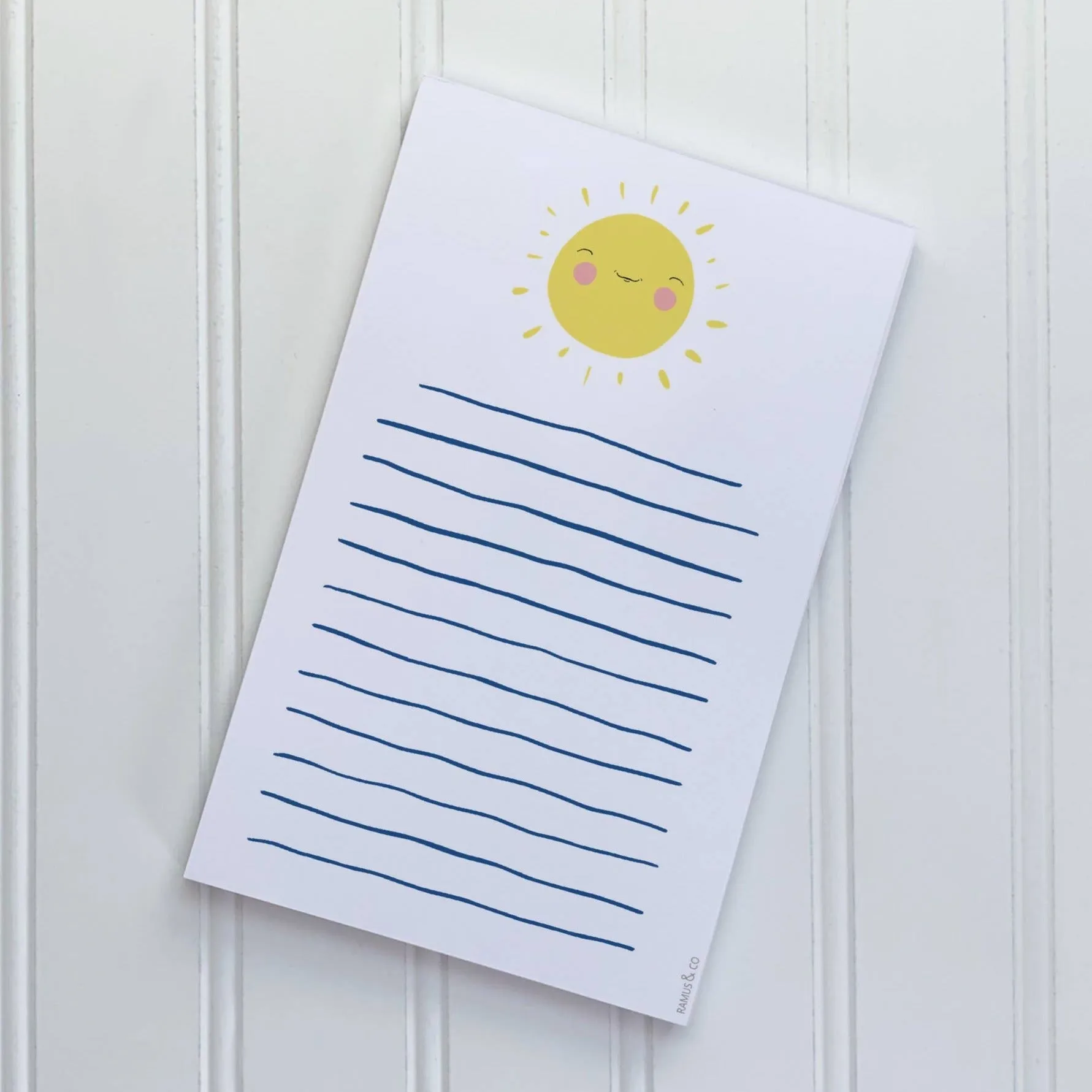 Smiling Sun Notepad