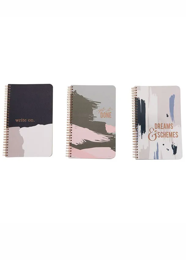 Spiral Bound Designer Notebook - FINAL SALE