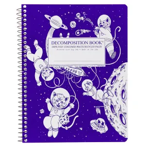 Spiral Bound Recycled Notebook (Kittens In Space)