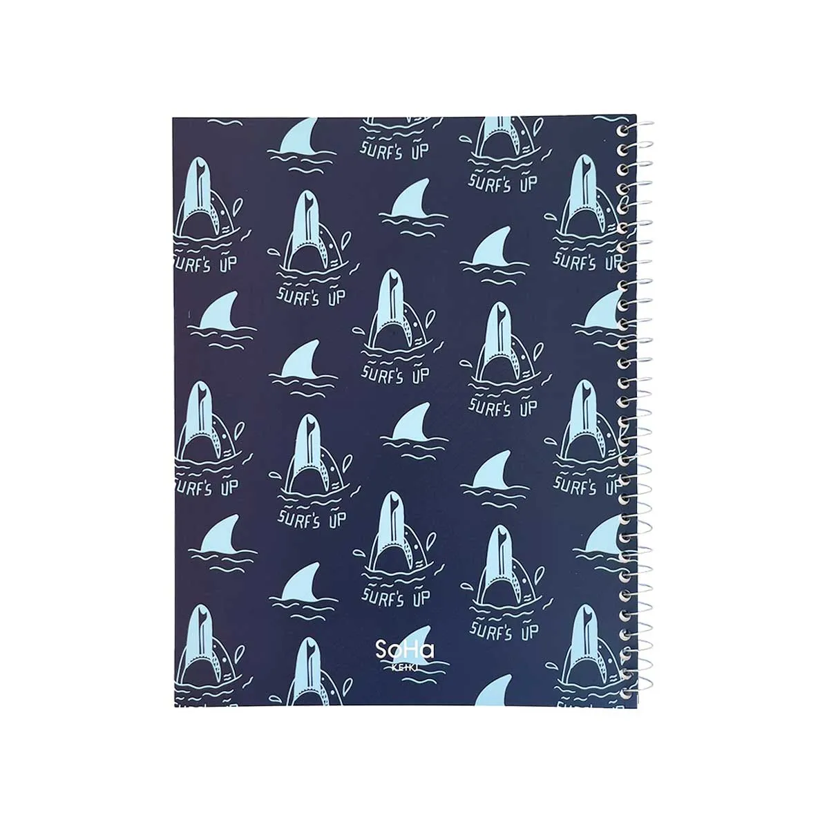 Surf's Up Fins Keiki Spiral Notebook