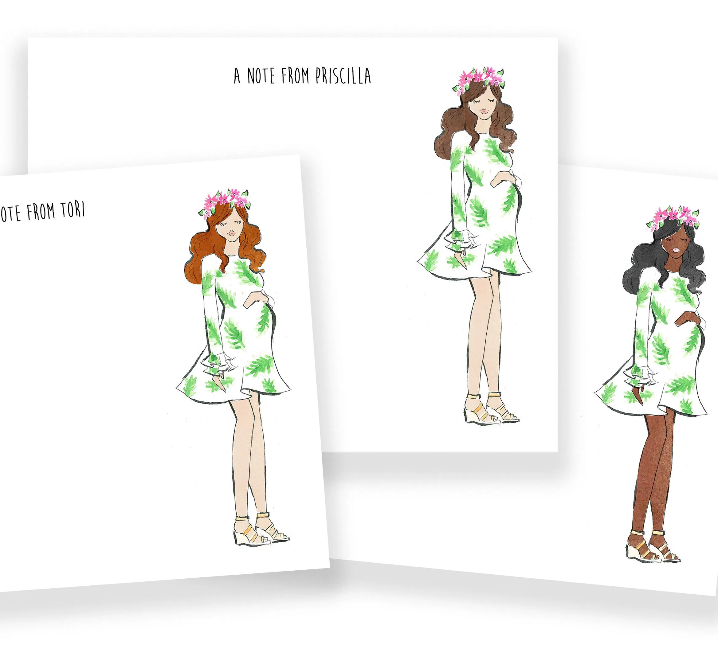 Tropical Mama Personalized Stationery