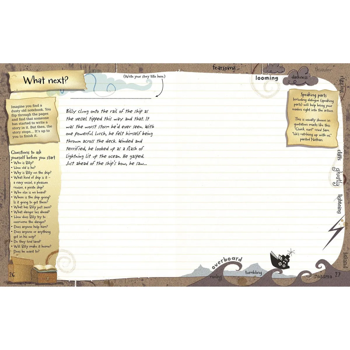Usborne write your own story book