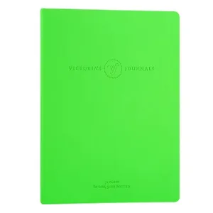 Victoria's Journals Neon Dotgrid Journal - Neon Green