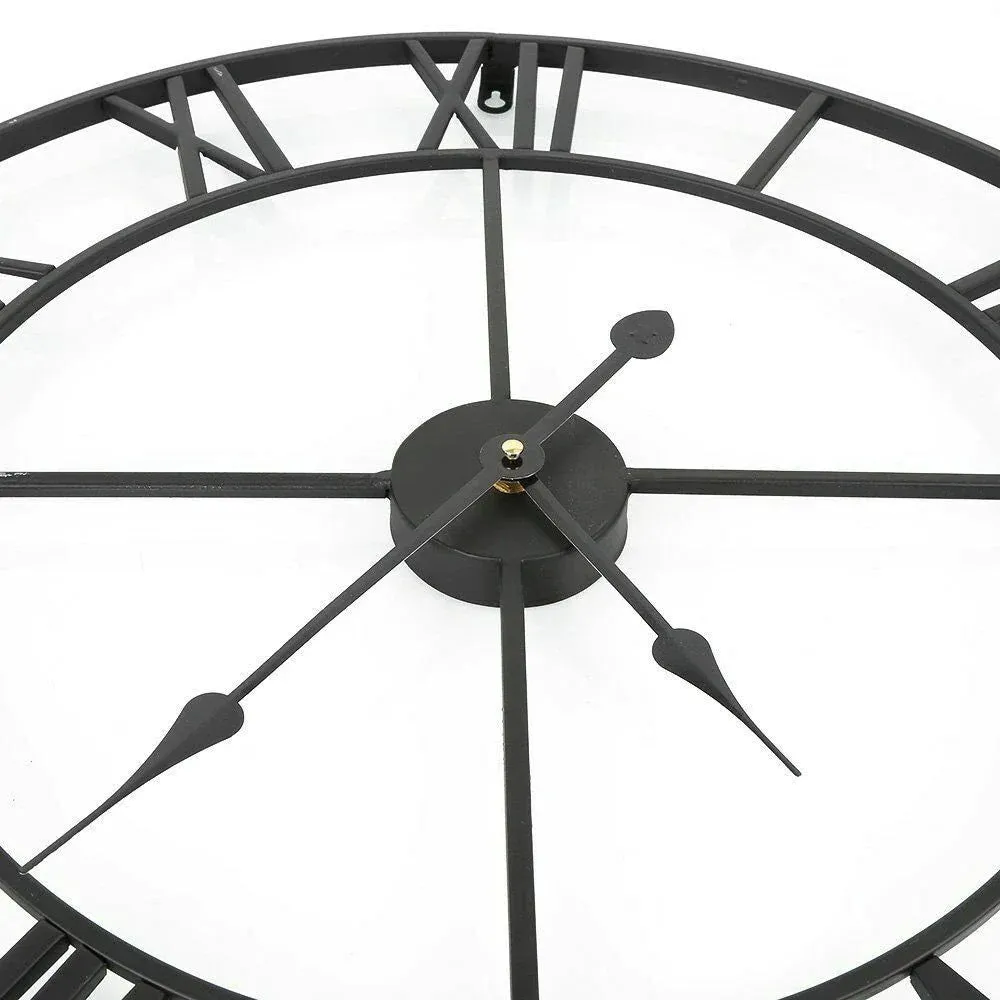 Vintage 3D Roman Numerals Wall Clock
