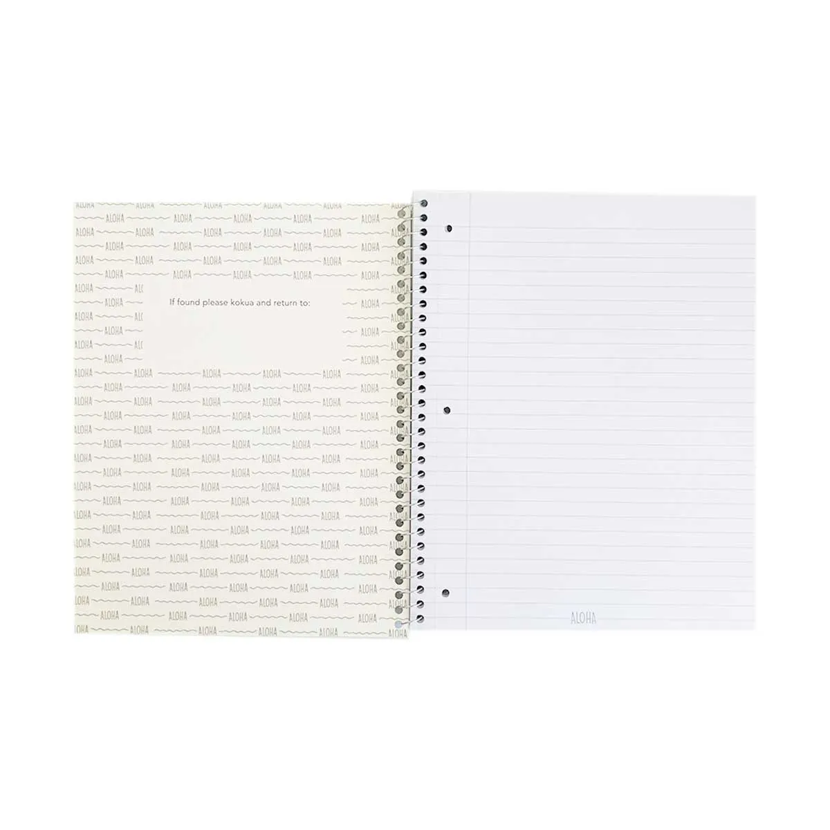 Waves and Shark Fins Keiki Spiral Notebook