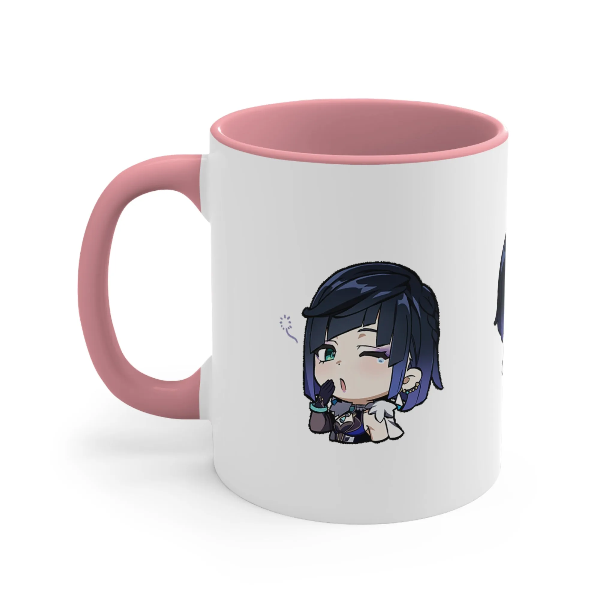 Yelan Genshin Impact Accent Coffee Mug, 11oz Cups Mugs Cup Gift For Gamer Gifts Game Anime Fanart Fan Birthday Valentine's Christmas