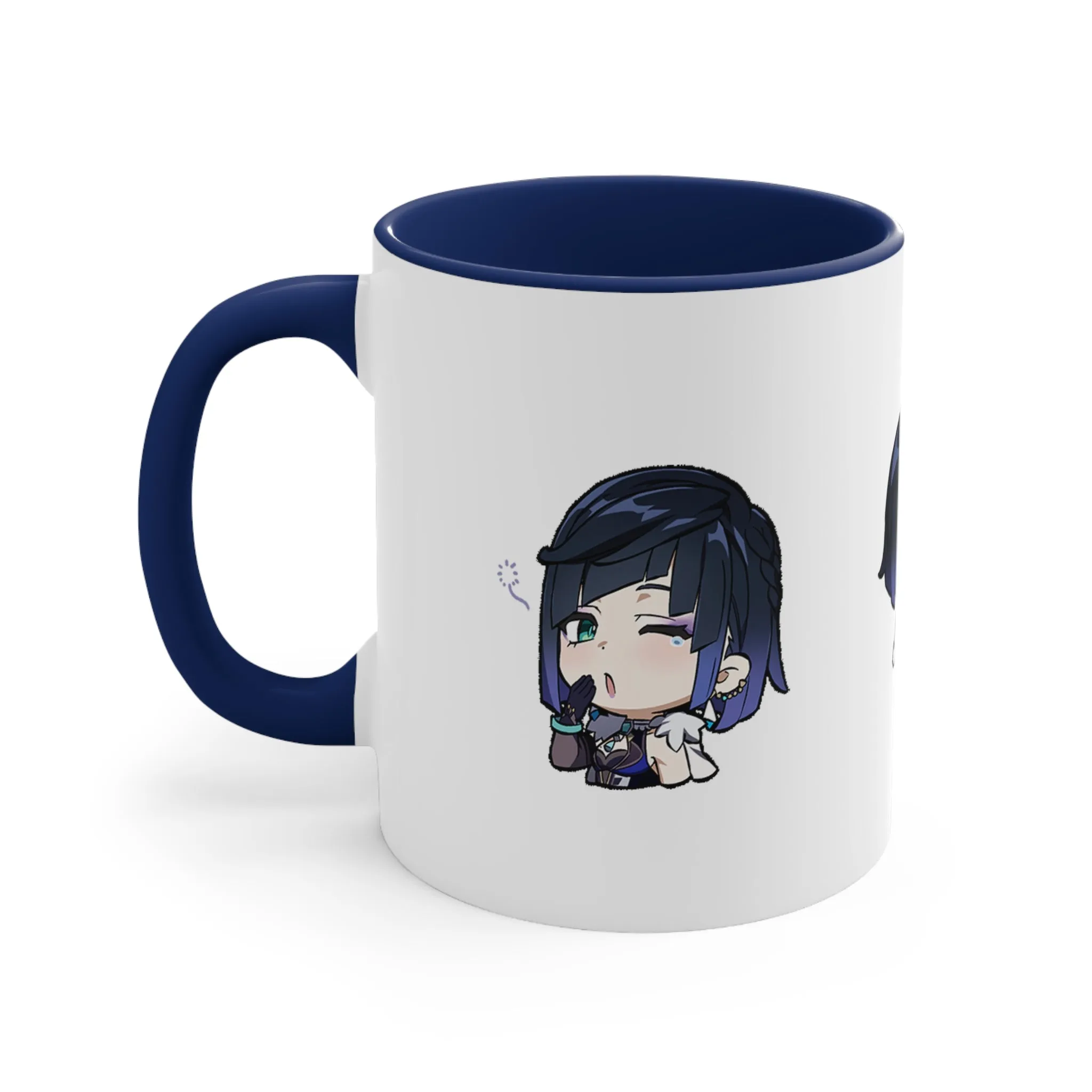 Yelan Genshin Impact Accent Coffee Mug, 11oz Cups Mugs Cup Gift For Gamer Gifts Game Anime Fanart Fan Birthday Valentine's Christmas