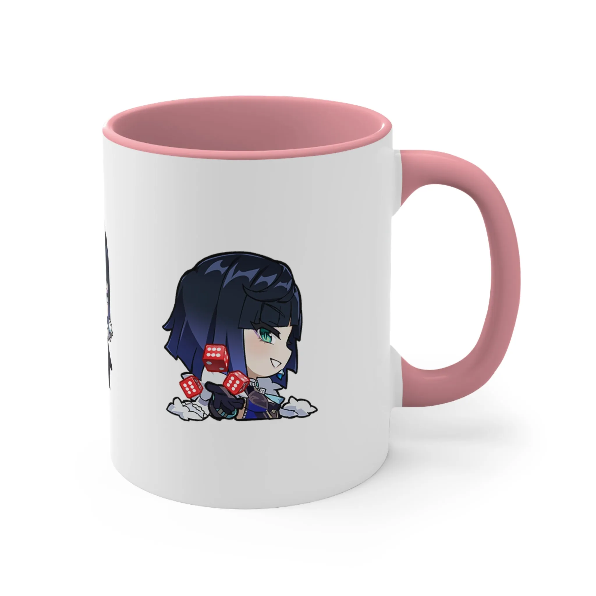 Yelan Genshin Impact Accent Coffee Mug, 11oz Cups Mugs Cup Gift For Gamer Gifts Game Anime Fanart Fan Birthday Valentine's Christmas